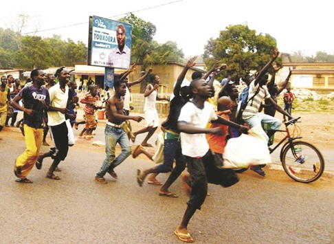 Supporters of Central African Republicu2019s president-elect Faustin-Archange Touadera celebrate his election in the streets of Bangui.
