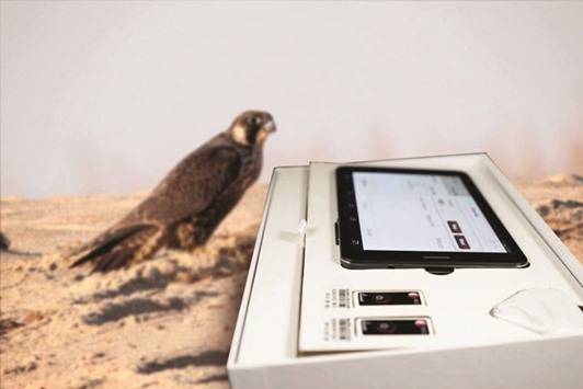 The MSQ solution helps hunters and falconers keep track of their animals.