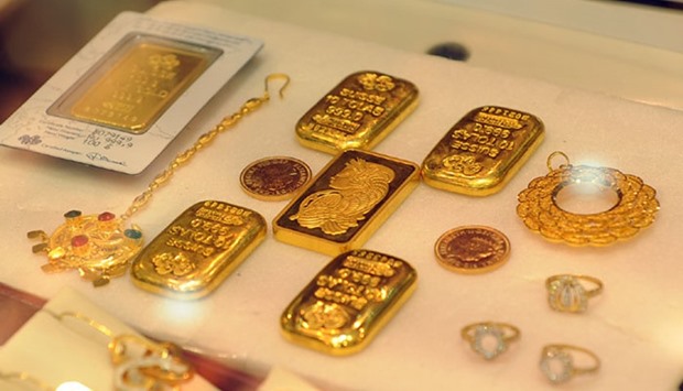 Spot gold touched $1,130.30 an ounce early on Tuesday.