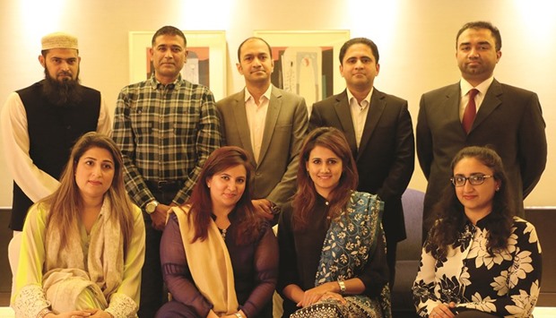 GROUP PHOTO: The new PPFQ executive committee.    Photo by Umer Nangiana