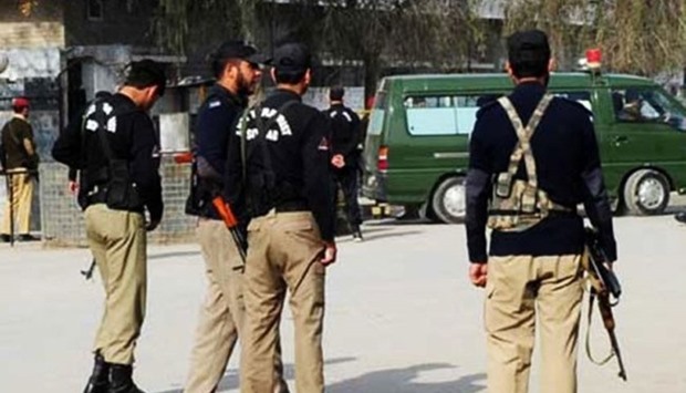 Police recovered explosive material, bomb making devices, assault rifles and suicide vests, Rao Anwar, a senior police official who led the raid, said