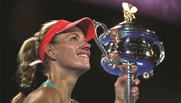 Angelique Kerber had a shock win over Serena Williams in Melbourne