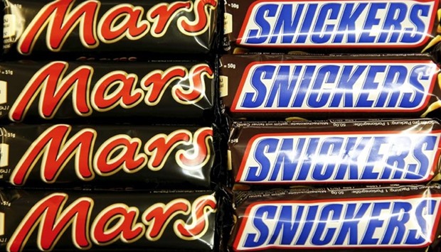 Mars and Snickers bars are seen in this picture illustration. US chocolate maker Mars Inc has announced a recall of Mars and Snickers bars as well as some other products in Germany.