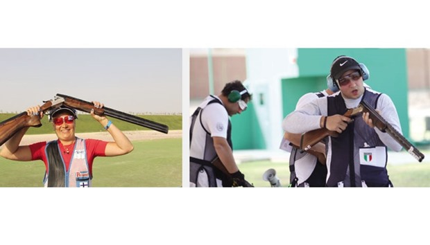 Beijing Olympics trap event gold medallist and defending champion Satu Makela-Nummela of Finland will be in action in the Qatar Open Shotgun Championship at Lusail Shooting Range today. Yesterday, it was a training day for shooters participating in the trap event.