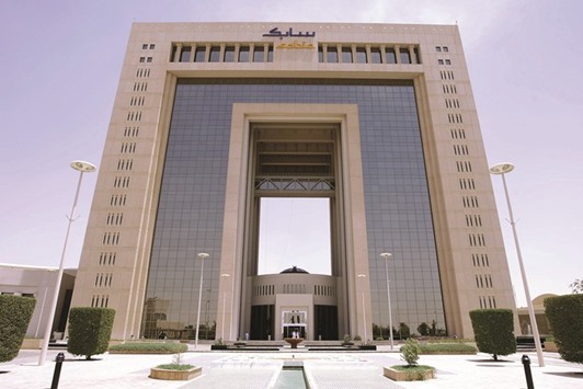 A general view taken on July 19, 2009 shows the headquarters of Saudi Basic Industries Corporation (Sabic) in Riyadh. Sabic shares lost 2.1% yesterday as the Saudi stock index dropped 1.3% to 5,942 points.
