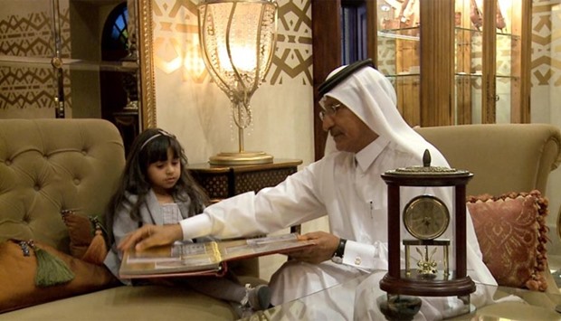 Scene from a Made in Qatar film ,My grandfather's past through my eyes.,