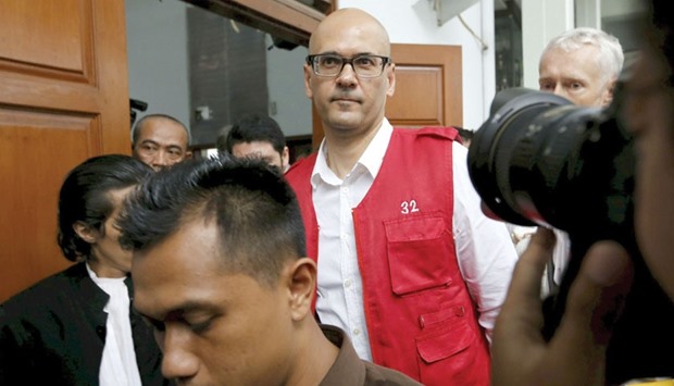 Jakarta International School teacher Canadian Neil Bantleman during his trial in April 2015.