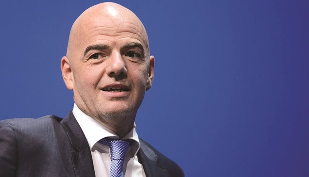 FIFA President Gianni Infantino is on a visit to Qatar.