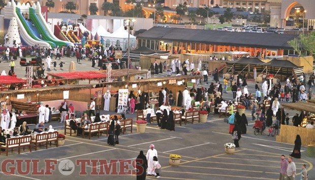 A large number of people have visited the festival at Katara.