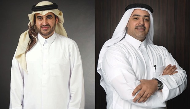 Abdul Aziz al-Hammadi, manager, conservation and energy efficiency department at Kahramaa and Yasser al-Jaidah, CEO, Qatar Cool.