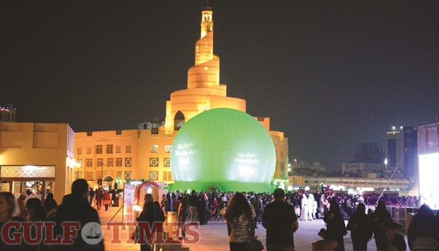 The Souq Waqif Spring Festival 2016 attracts a large number of visitors even during weekdays.