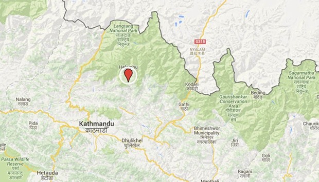 The quake hit at around 10:00 pm local time (16:20 GMT Thursday), some 16 kilometres north west of Kathmandu.