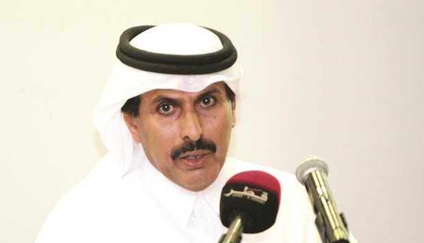 HE Sheikh Abdullah bin Saud al-Thani says the central bank is pursuing an ,easy monetary policy stance,.