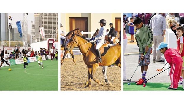 File pictures of kids taking part in last yearu2019s National Sport Day. This yearu2019s Qatar National Sports Day will take place tomorrow and the Qatar Olympic Committee is organising a host of activities for all ages.