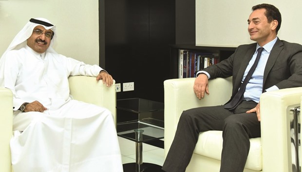 French ambassador  Eric Chevallier visited  the Gulf Times office yesterday.