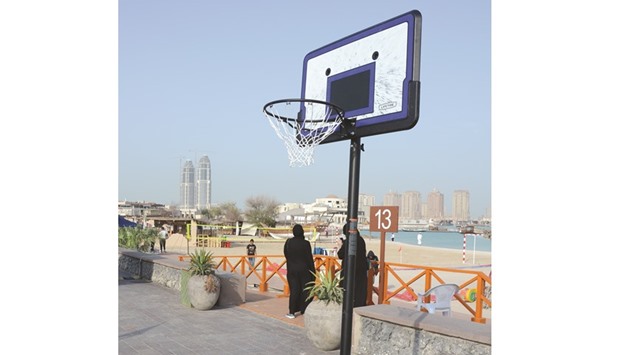 Players will converge at the Katara esplanade for the 3x3 basketball competition.