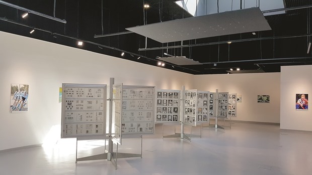 BACK IN TIME: The Gallery 2 of Building 18, Katara, houses a sizeable collection of stamps from different parts of the world relating to Olympics and football world cups.