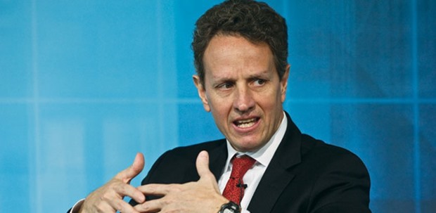 Geithner: To borrow money to fund his new career in private equity.