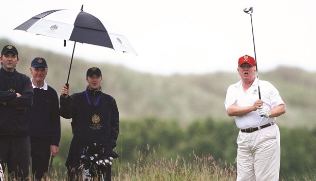 Donald Trump is quite a good player, according to esteemed swing coach David Leadbetter (R).