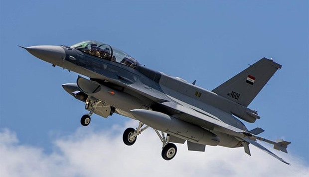 Iraqi F-16s had targeted the house in western Iraq on Saturday