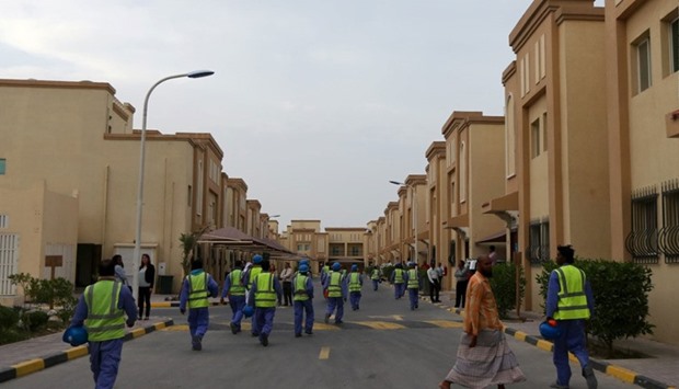 Labourersu2019 accommodations, Qatar