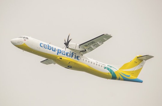 Cebu Pacificu2019s ATR 72-600 High Capacity aircraft.
