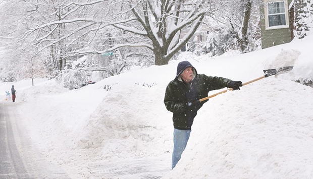 Flights cancelled, roads hazardous as winter storm pummels New England -  Gulf Times