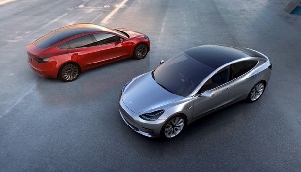 Tesla Motors' mass-market Model 3 electric cars.