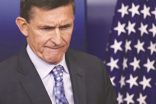 Flynn: has apologised for u2018misleadingu2019 Pence about his contacts with the Russian ambassador.