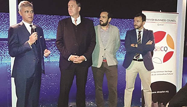Escobar speaks during the u2018Get Togetheru2019 event, which included Kempel, as well as Advantage Austria and the Austrian Business Office members.