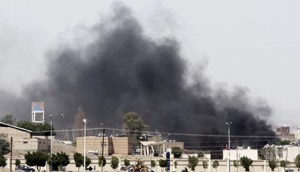 The air raid happened near the Yemeni capital Sanaa.