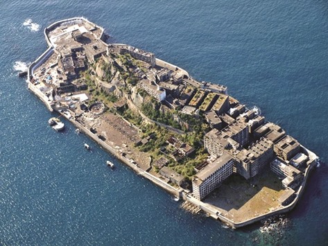 Known in Japanese as Gunkanjima, the island was the villainu2019s lair in the 2012 Bond film Skyfall and won Unesco heritage status three years later, in 2015.