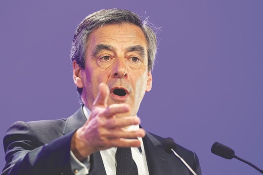 Fillon: remains as determined as ever to continue his campaign.