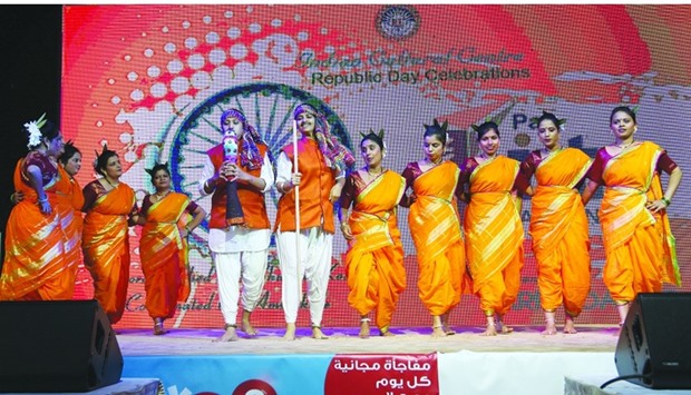 Artistes presenting a cultural performance. PICTURE: Jayaram.