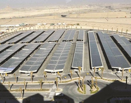 At Saudi Aramcou2019s sprawling campus of office buildings, control rooms and suburban-style residential compounds in Dhahran in the countryu2019s east, Saudi Aramco runs the countryu2019s biggest solar plant, a 10 megawatt facility mounted on a parking lot roof. The solar panels atop the parking facility cut the need for the equivalent of about 30,000 barrels of oil and the wind turbines will eliminate demand for about 19,000 barrels, according to Aramco