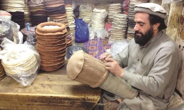 Chitrali Bazaar in Peshawar city is famous for its hand-made winter products.