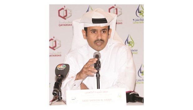 Al-Kaabi addressing a media event at the Qatar National Convention Centre yesterday. PICTURE: Shaji Kayamkulam
