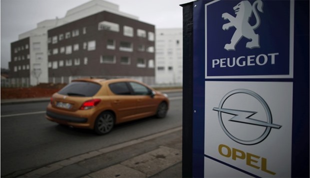 French car maker Peugeot and German car maker Opel