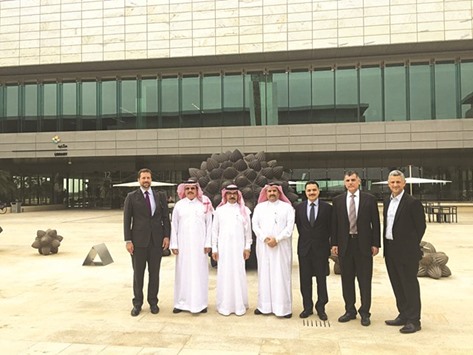 Goic delegation with KAUST officials during a recent visit.