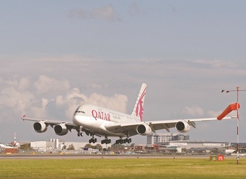 The Middle Eastern air transport growth is driven by the three large GCC carriers including  Qatar Airways