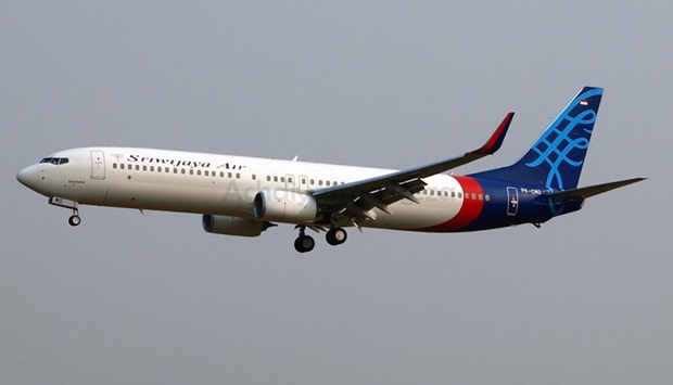 A Boeing 737 aircraft operated by Sriwijaya Air. File picture