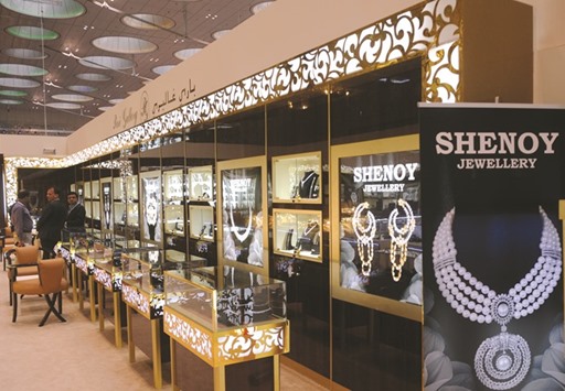 Shenoy Jewellery of Mumbai, operated by Govinda Shenoy, had an array of diamond-studded jewellery at the expo. PICTURES: Shemeer Rasheed