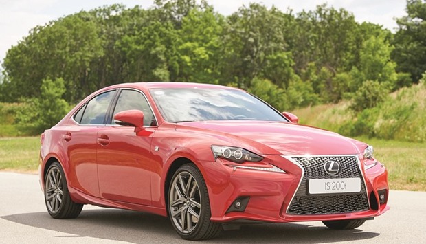 The Lexus IS 200t.