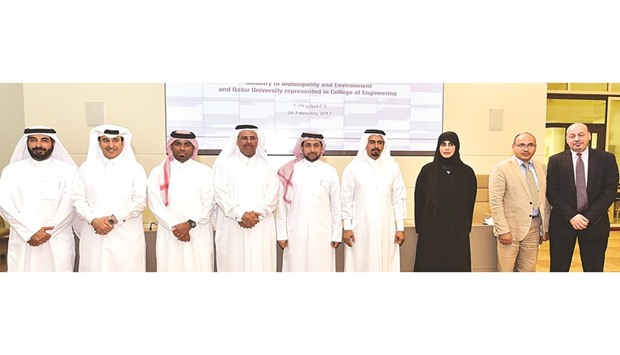 QU and MME officials after attending the collaboration signing ceremony.