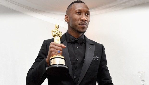 Actor Mahershala Ali, winner of the award for Actor in a Supporting Role for 'Moonlight'