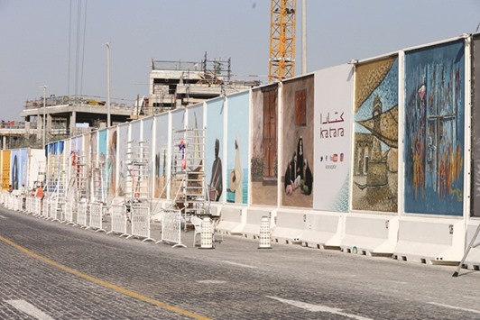 Artists were asked to paint and script a meaningful form of art through an integration of Qatar’s identity and Katara’s stories.