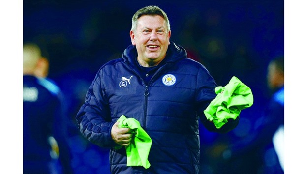 Leicester Cityu2019s English interim manager Craig Shakespeare.