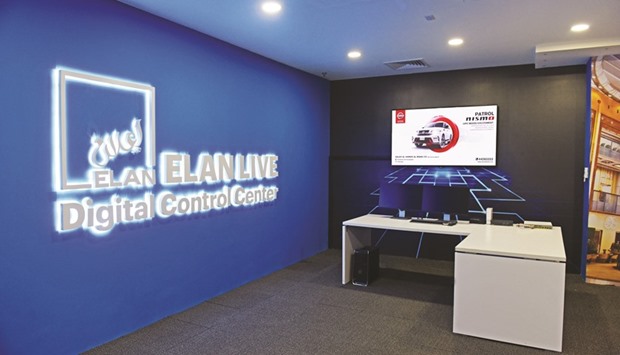 The digital control centre, Elan Live.