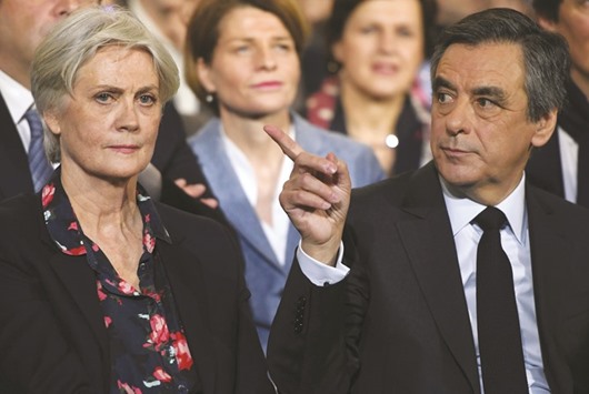 Fillon is accused of paying his wife Penelope for work that she did not do.