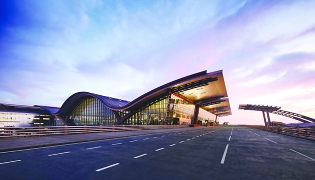 State-of-the-art Hamad International Airport in Doha.